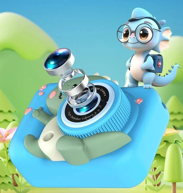 Детская цифровая камера с экраном 2.4 дюйма