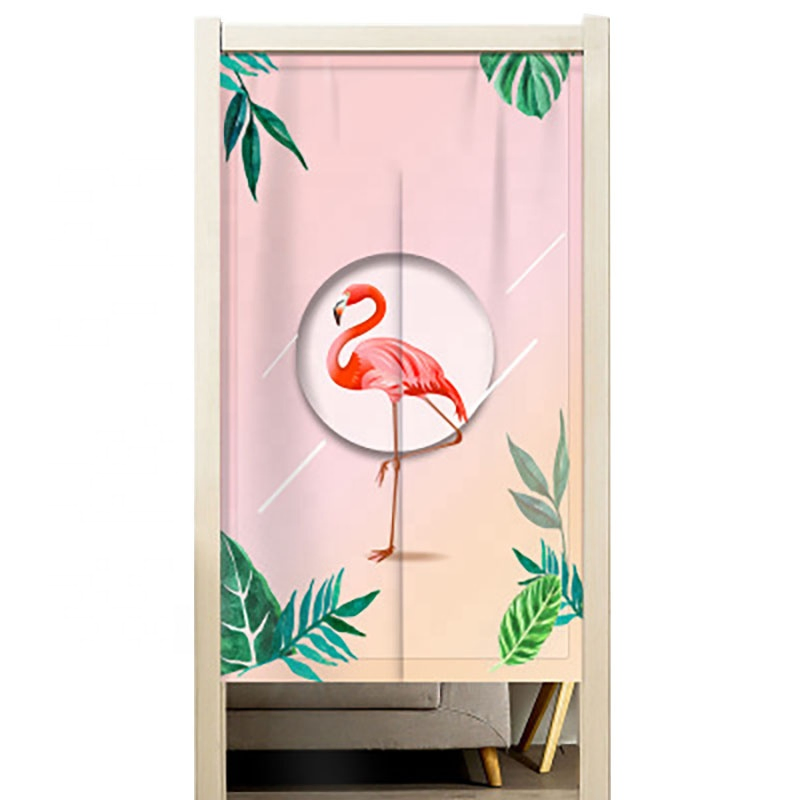 Bamboo Beaded Magnetised Mesh Bug Door Curtain Customized for Kitchen