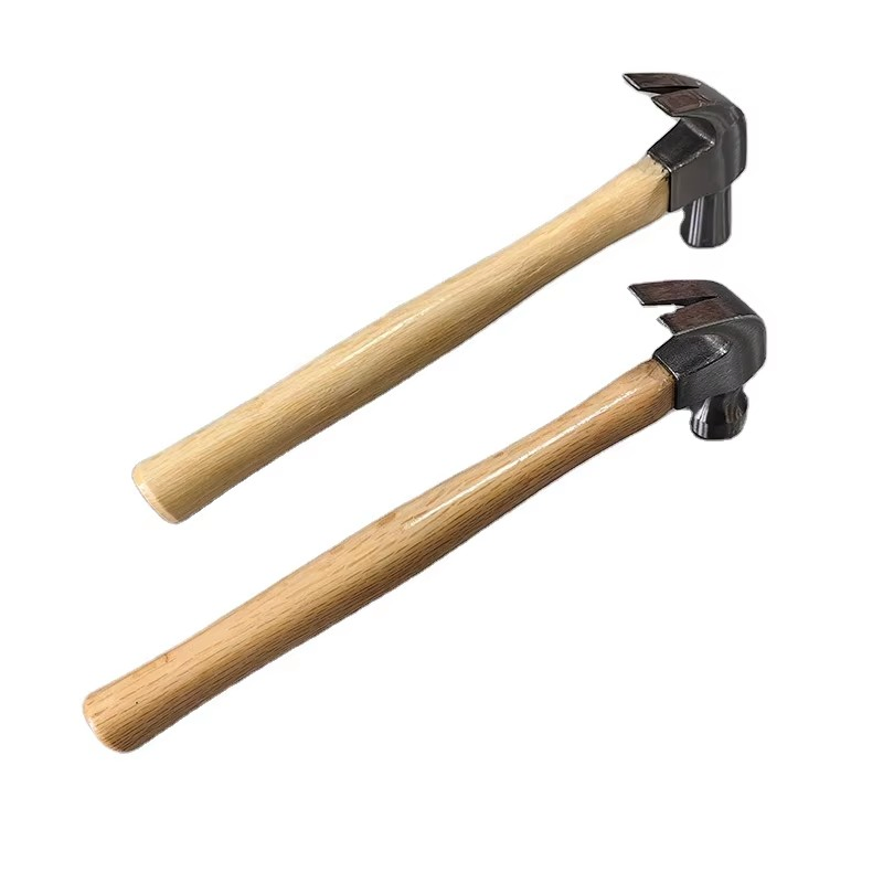Wholesale High Quality Claw Hammer with Wooden Handle 0.25kg-0.75kg Customizable OEM