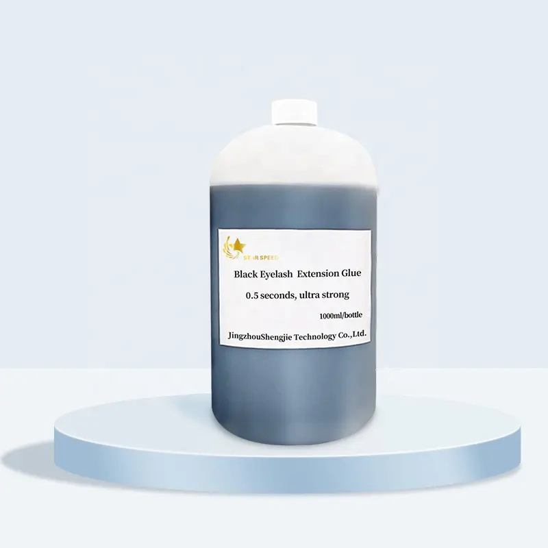 Strong Custom Eyelash Extension Giue Bonding Lash Glue Big Bottle 1L Adhesive Acrylate Lash Glue