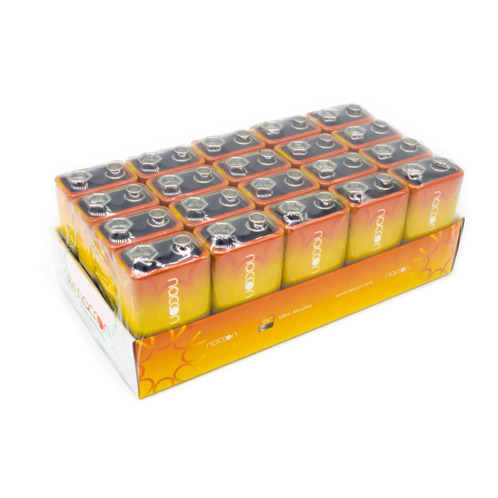 Factory Directly Supply Kc/CCC/ CE/RoHS 6lr61 High-Discharge Minutes 9V Premium Quality Alkaline Battery for Wireless Microphone/Smoke Detector