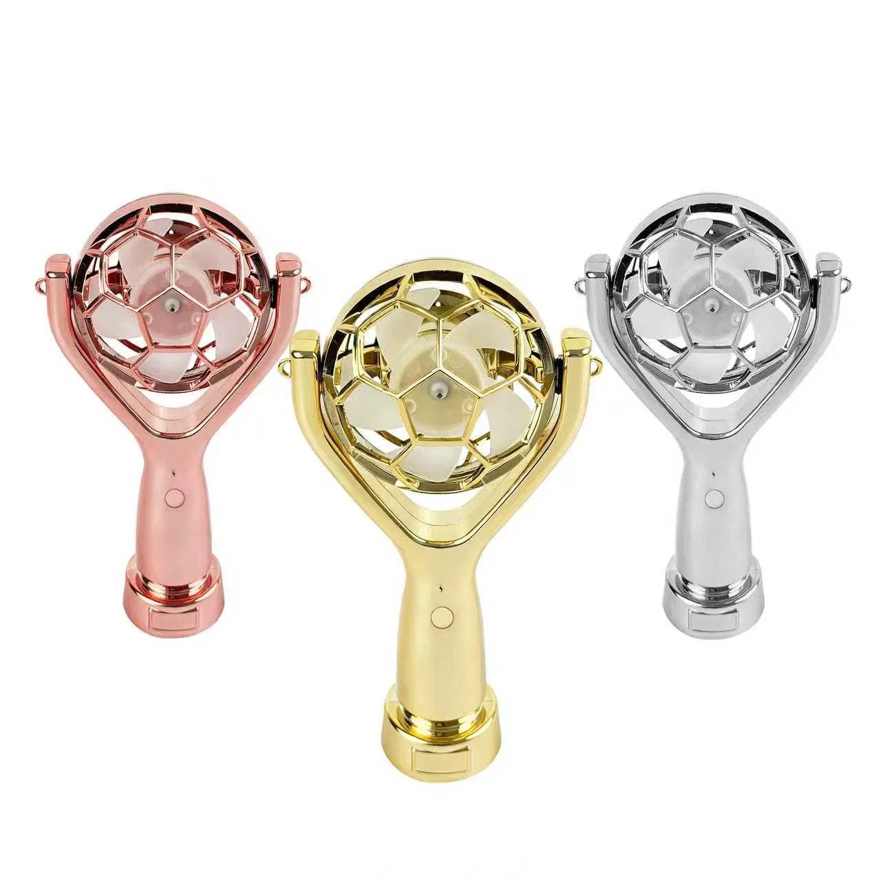 Best-Selling World Cup Theme Trophy Rechargeable Fan Ready to Ship