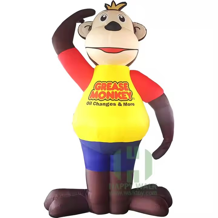 Boyi Giant Advertising Decoration Inflatable Monkey Cartoon