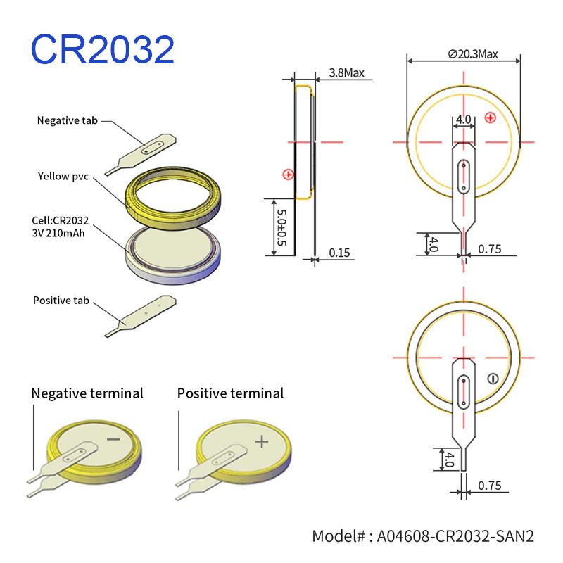 Батарейка CR2032 3V литиевая для часов