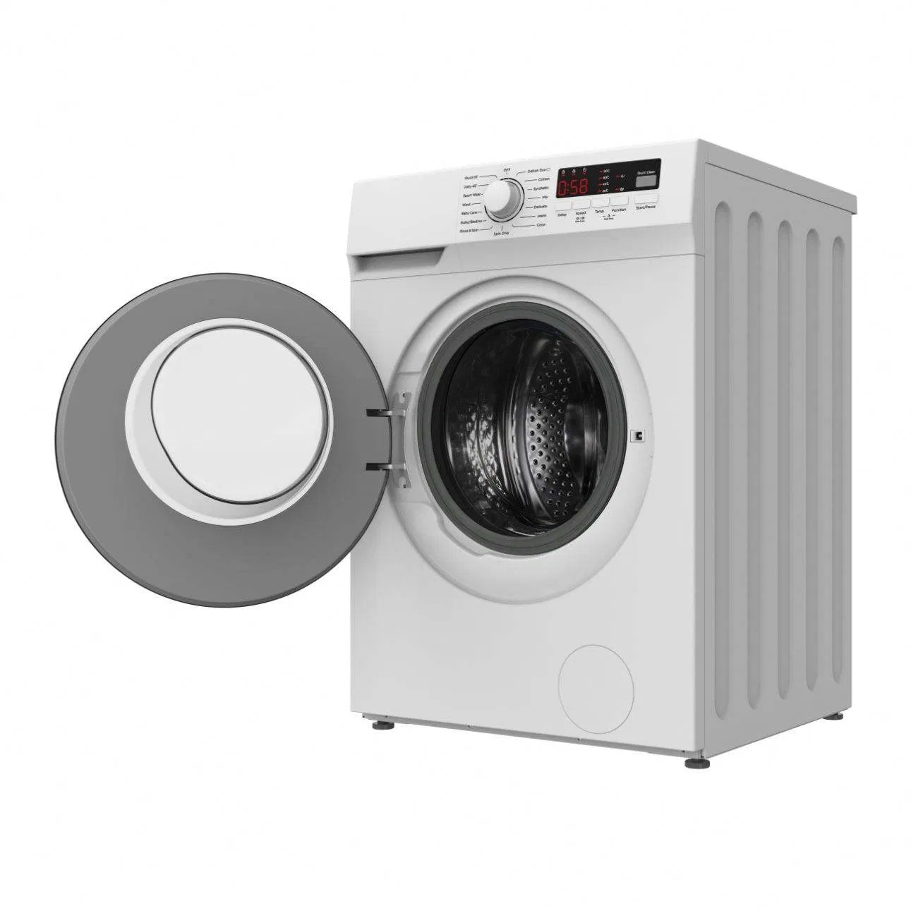 12kg China Factory Promotion Smart Front Loading Raw Wool Washing Machine