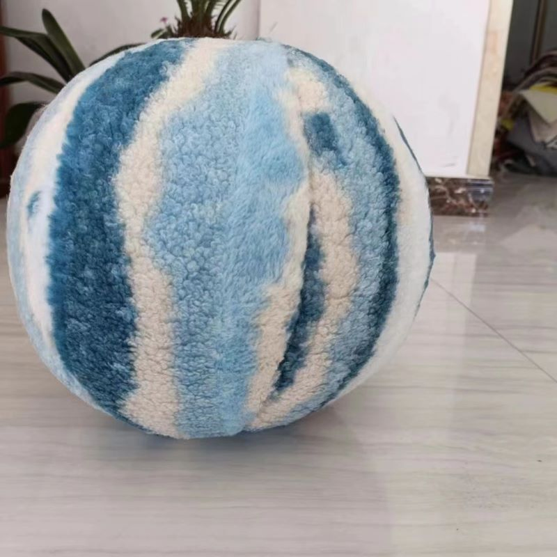 Polyester Print Fake Rabbit Fur Cushion of Travel Pillow Case Hometextile