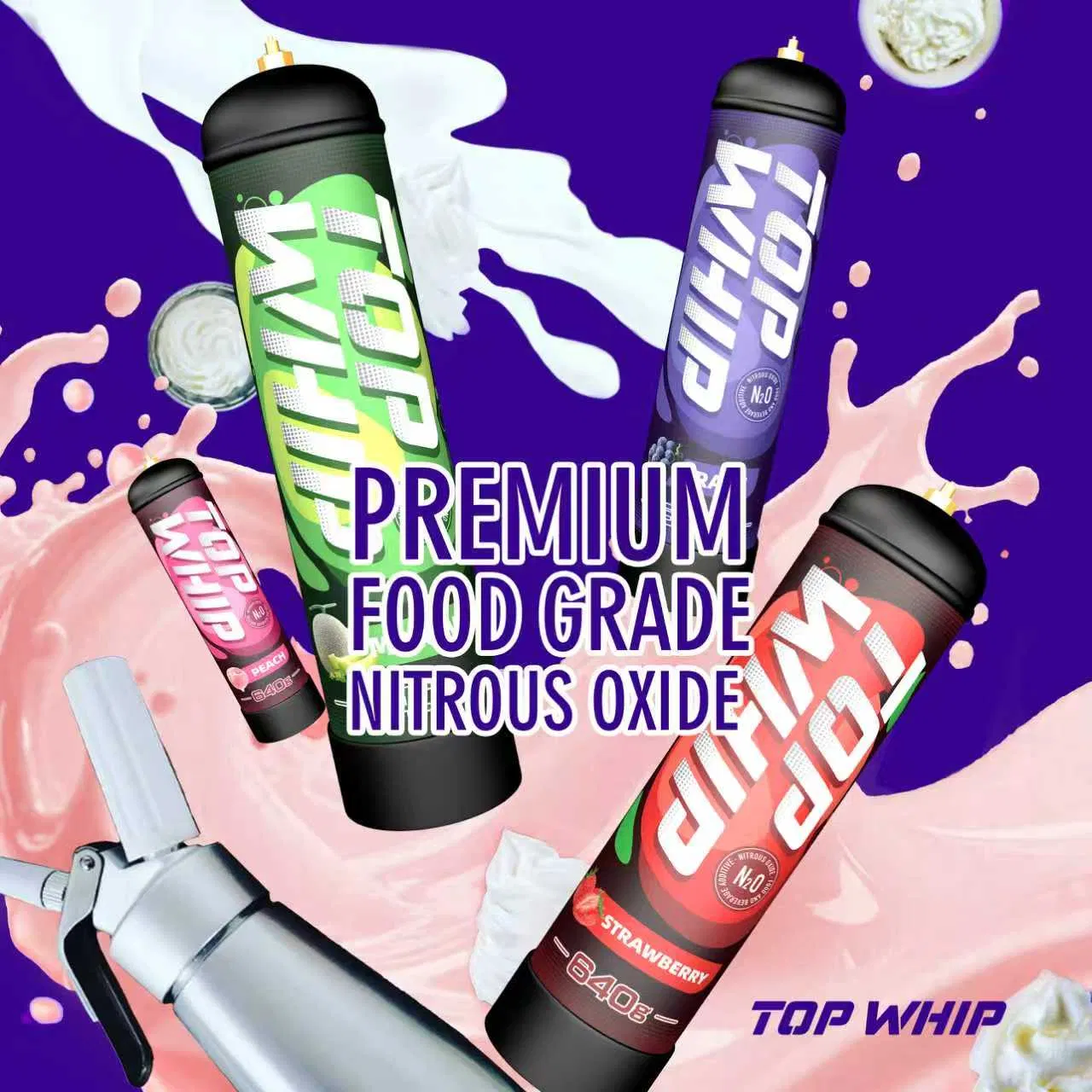 Картридж для взбивания сливок Topwhip 640 г