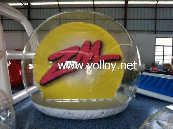 Inflatable Advertising Clear Snow Globe for Events