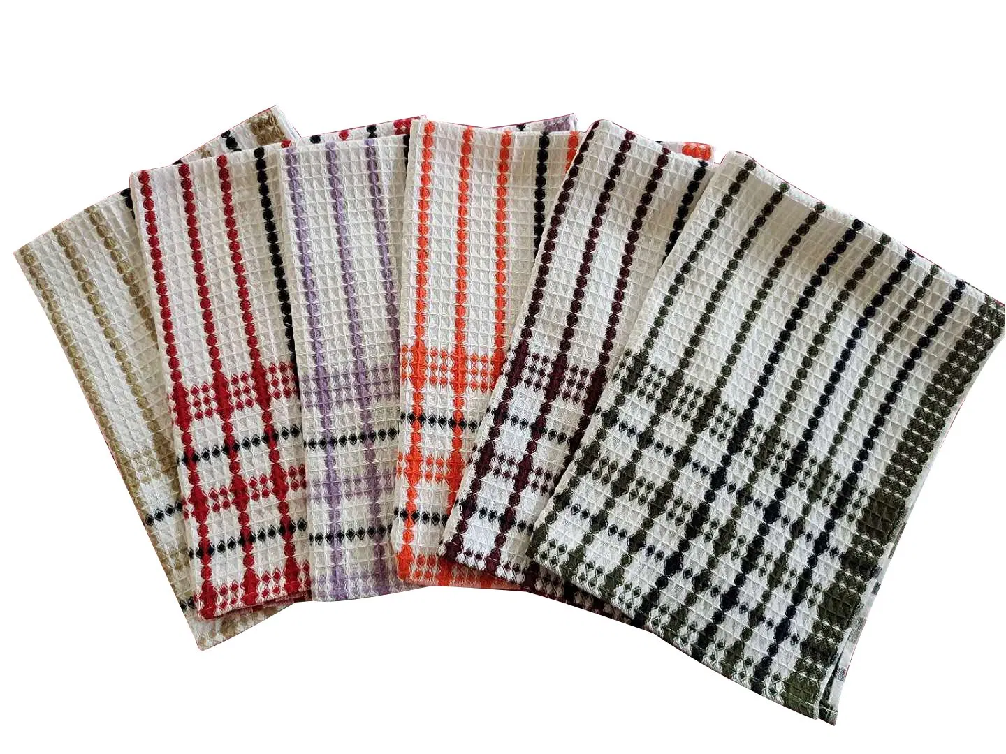 Pack of 6 Cotton Kitchen Dish Towels