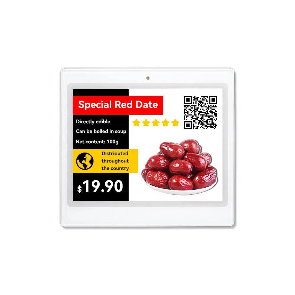 5.83 Inch Manufacturing Custom Size Touch Screen Electronic Shelf Label ESL Prices Tag E Ink Color Display Timely Action Critical Timing