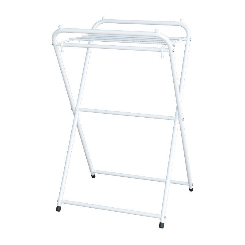 Foldable X Shape Clothes Drying Rack Floor Standing Laundry Rack for Indoor Outdoor Balcony