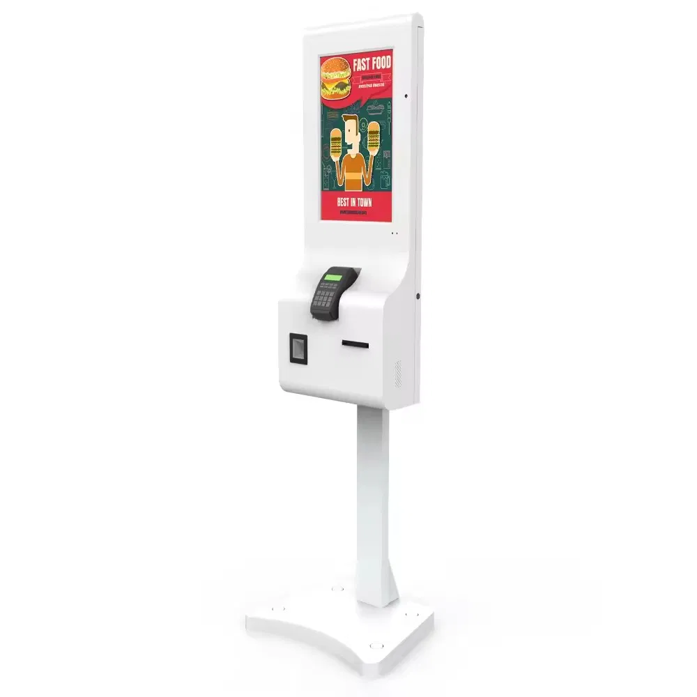 Automatic Touch Screen Self-Service Payment Kiosk Food Self Ordering Machine for Restaurant