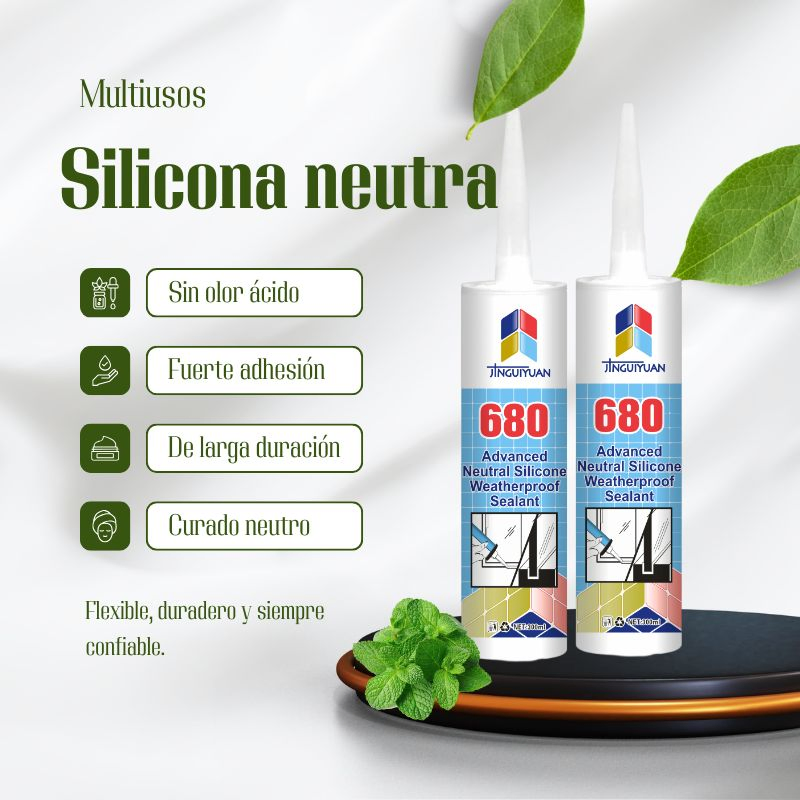 Sellador De Silicona Sin Olor Para Ban OS Y Cocinas