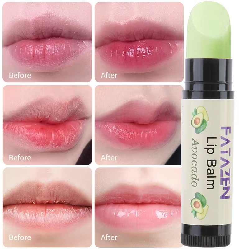 Beauty Products Organic Honey Shea Butter Lip Balm Private Label Avocado Flavor Eco Chapstick OEM Odmmoisturizing Lip Butter
