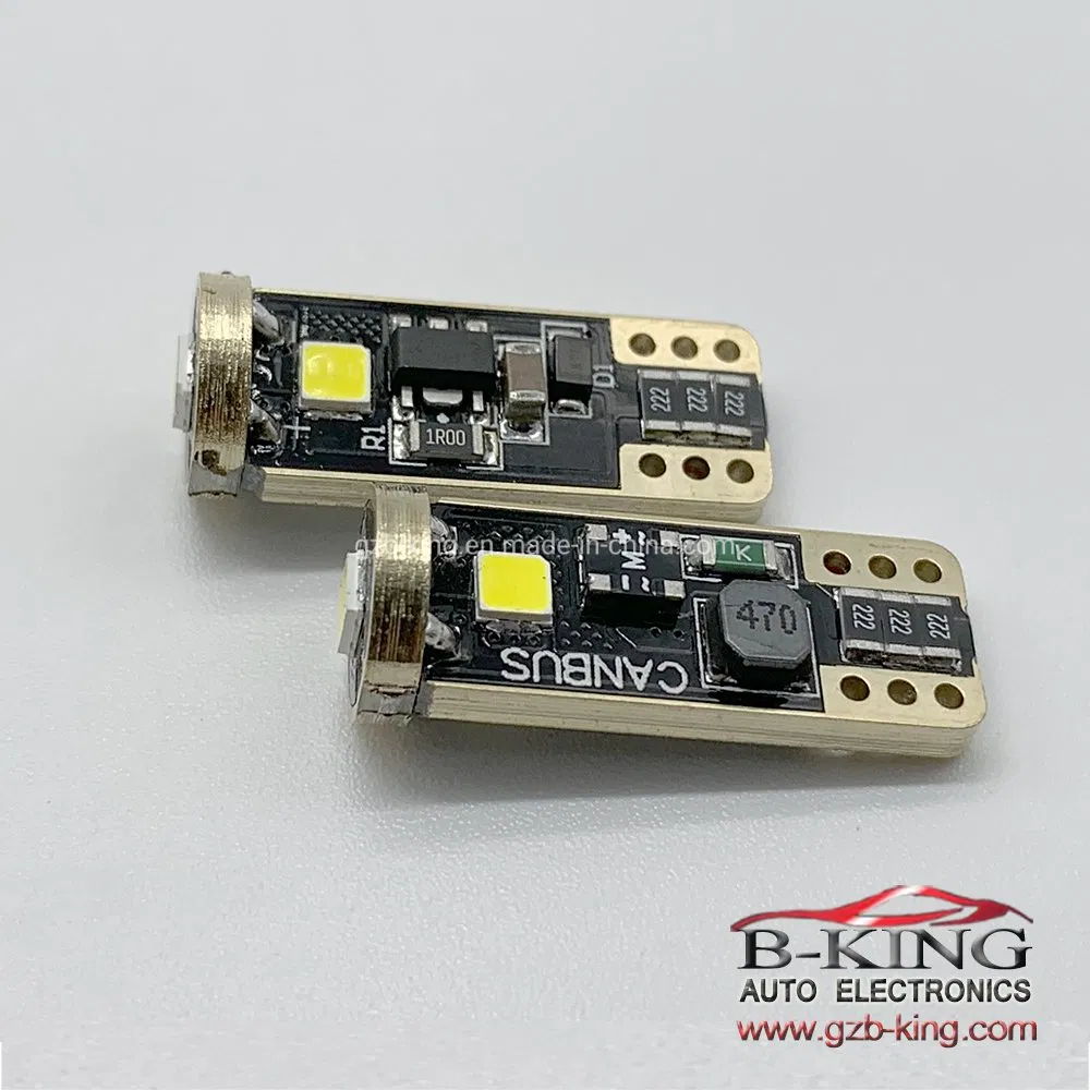 Светодиодная лампа T10 W5W 194 168 золото для салона авто