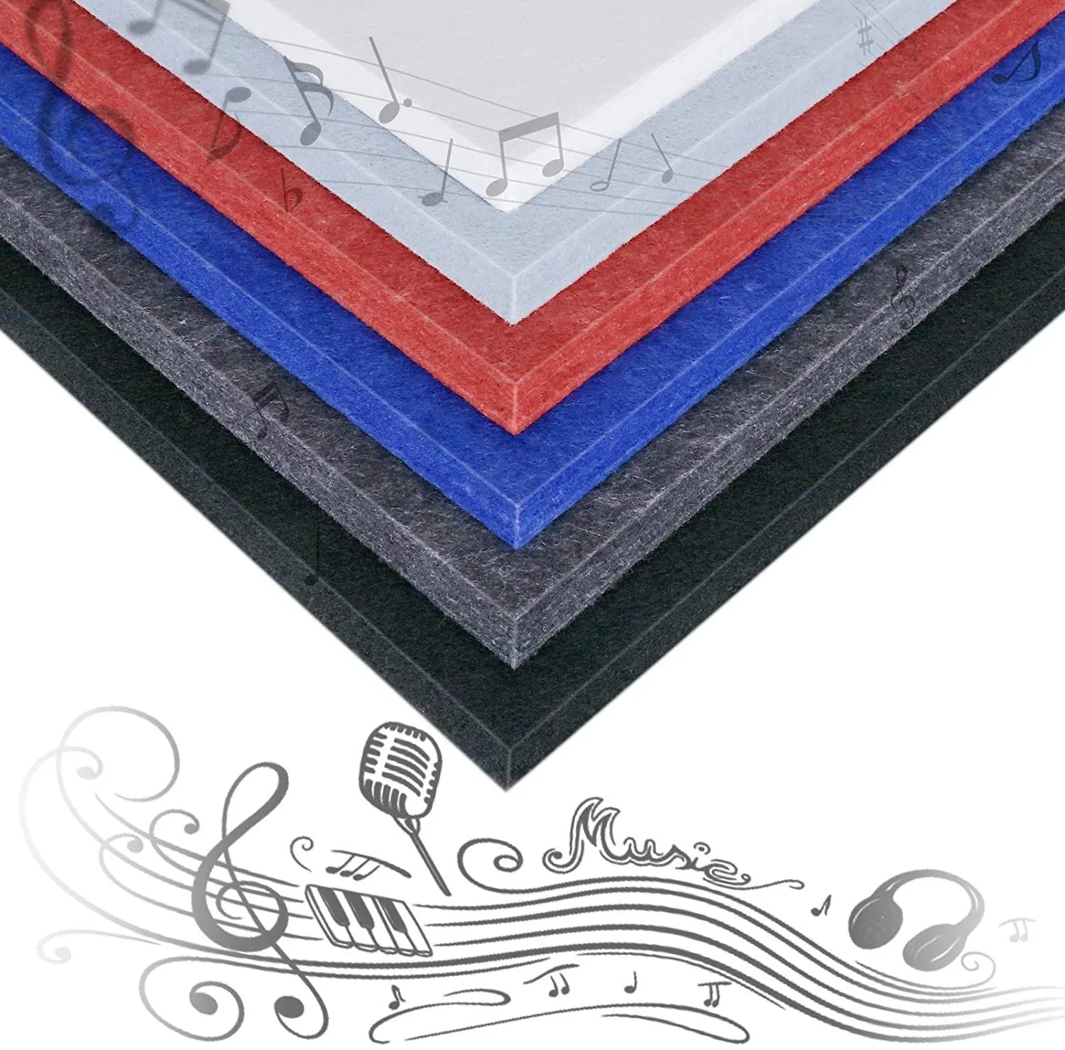 Panel Soundproofing Materials Pet Acoustic Panels PRO-Environment Acoustic Felt 100% Polyester
