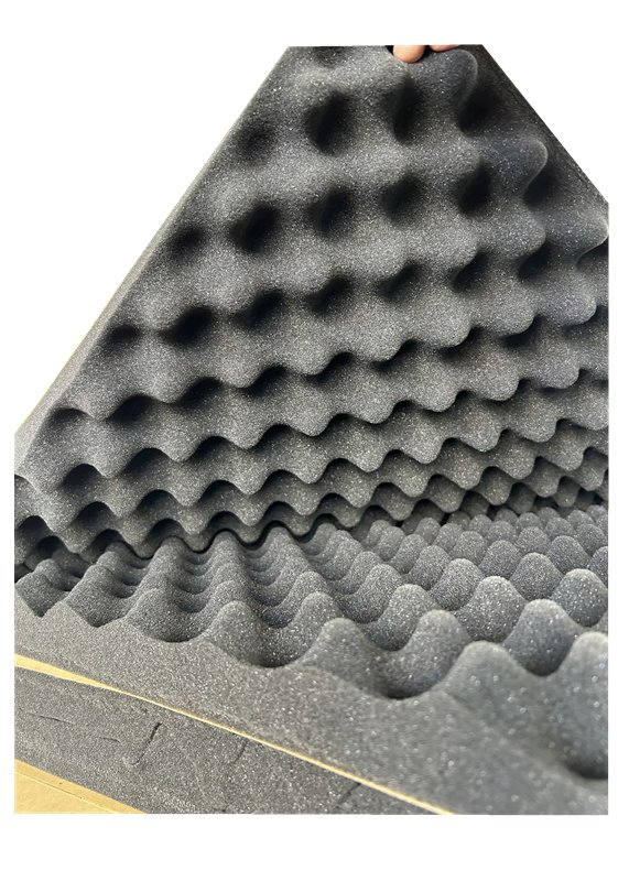 Self Adhesive Acoustic Egg Crate Foam Manufacturer Sound Insulation Sponge