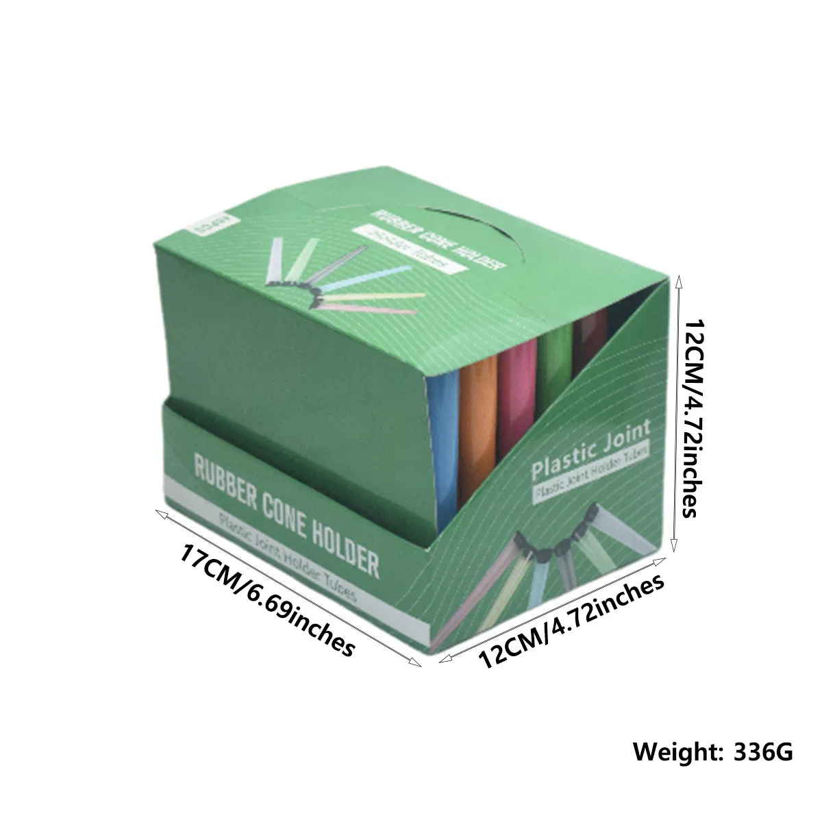 High Quality Colorful Cone Shape Smoke Tobacco Tube Sealed Dampproof Storage Tube