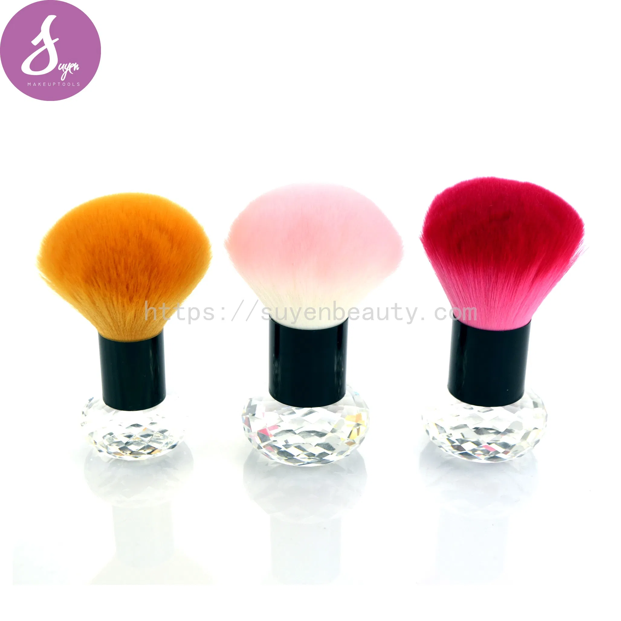 Colorful Synethic Hair Beauty Tool Large Powder Makeup Kabuki Brush