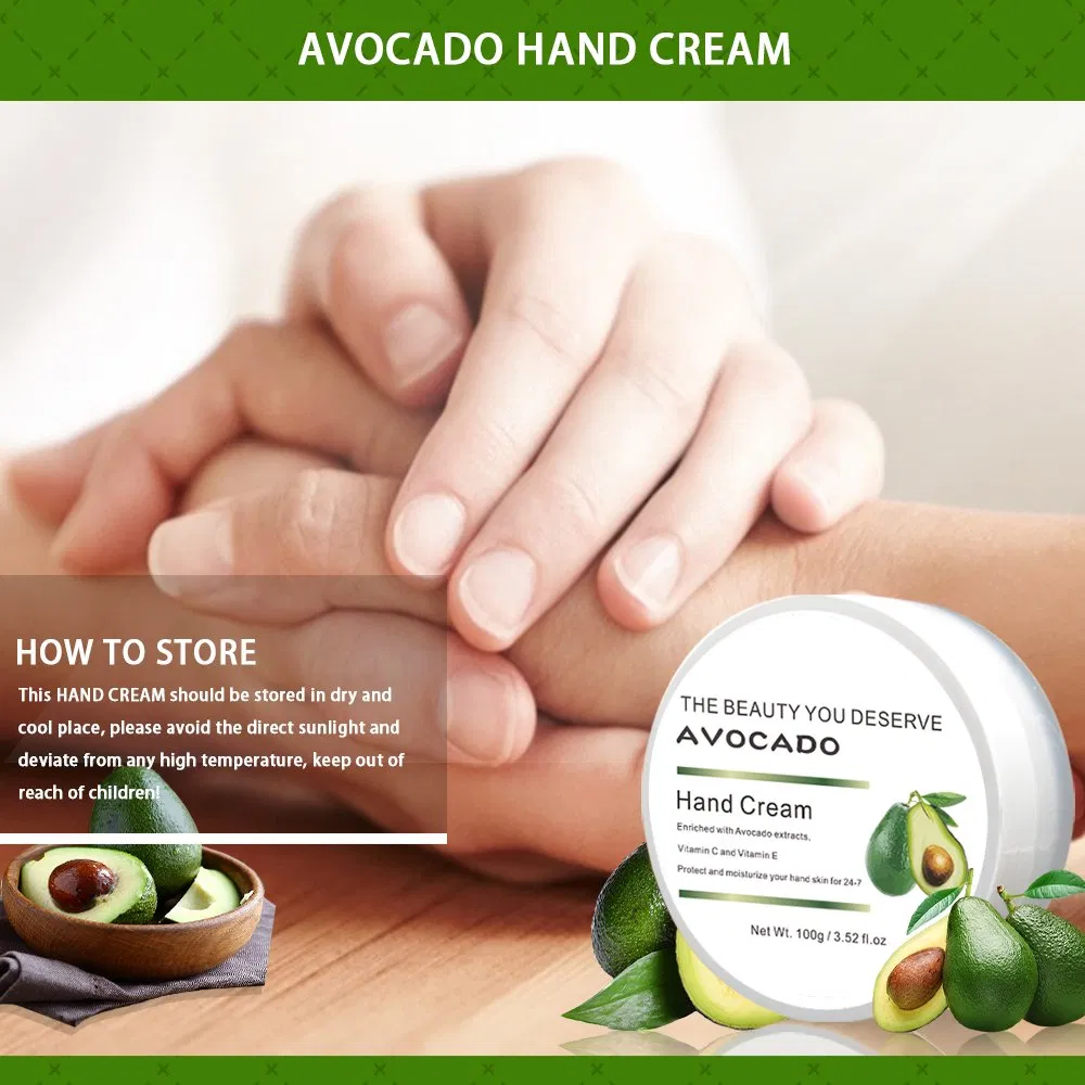 Custom OEM Natural Plant Hand Cream Whitening Care Moisturiser Lotion Private Label Hand Cream