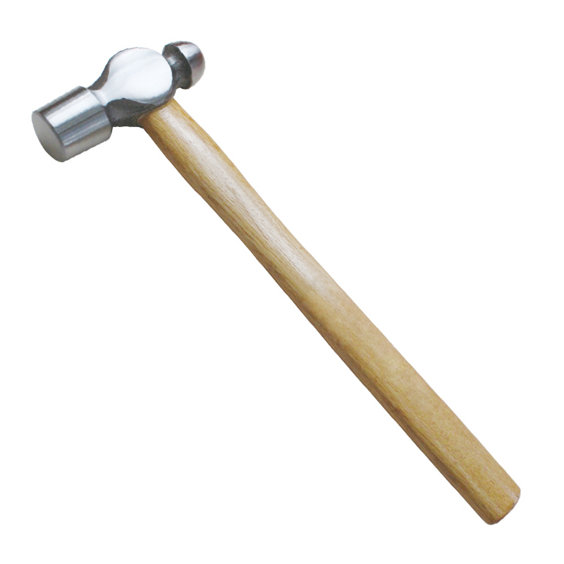 Hautine Ball Pein Hammer with Wooden Handle