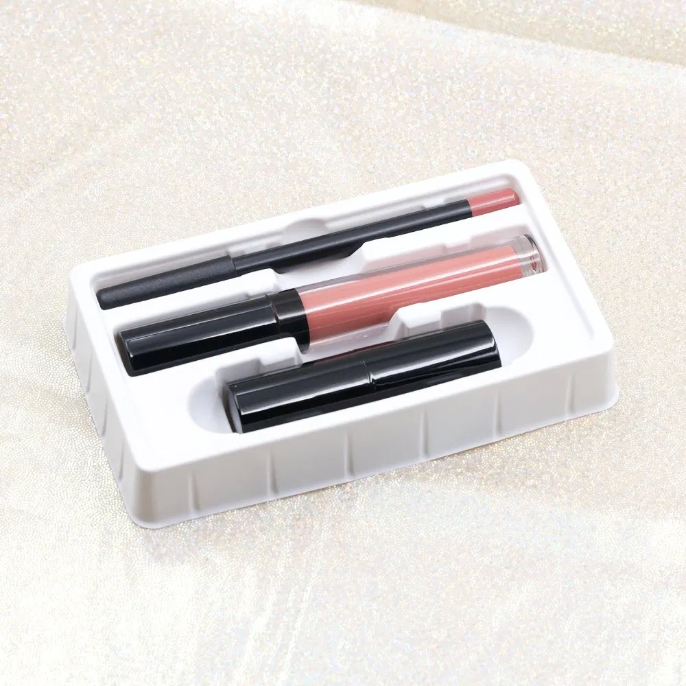 3 in 1 Lipgloss Lipliner Lip Kit Set Private Label Vegan Makeup Waterproof Matte Lipstick Lipliner Lip Gloss Lip Combo Set