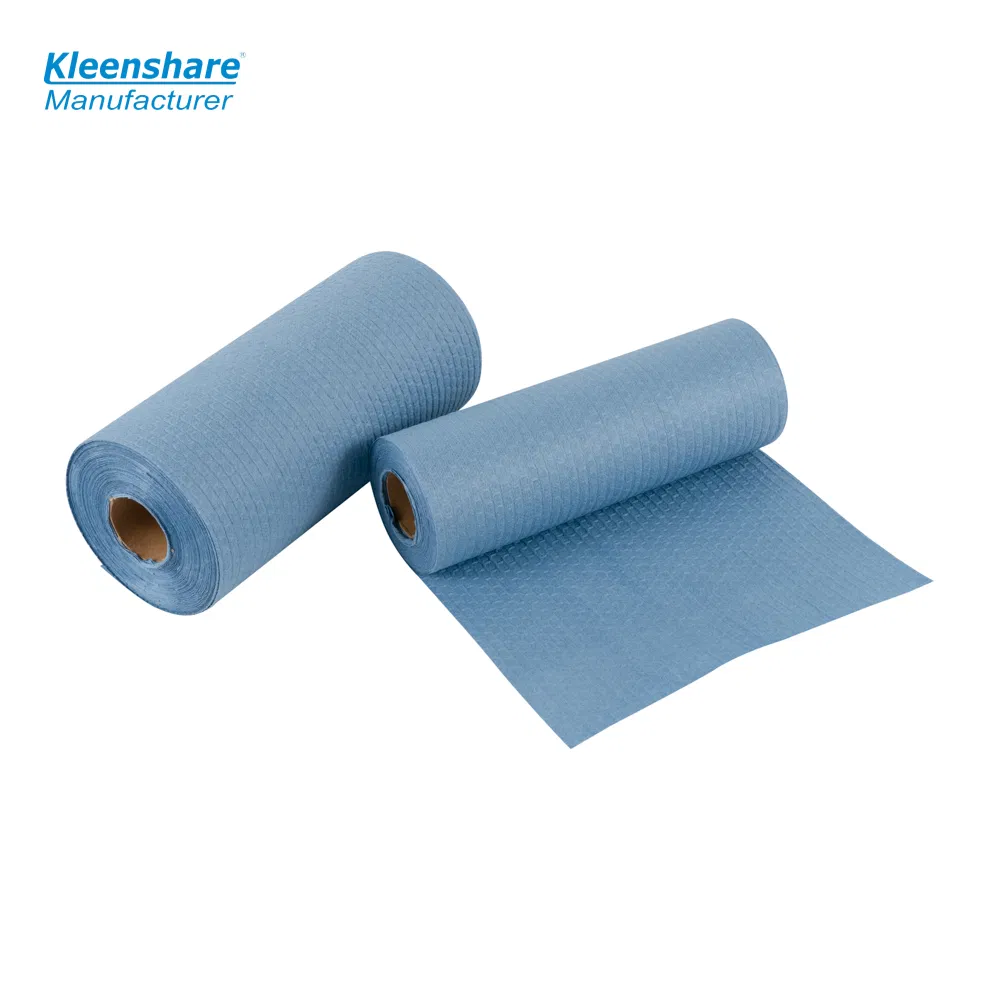 Durable Multi-Purpose Mechanic Disposable Heavy Duty Blue Cleaning Shop Towels