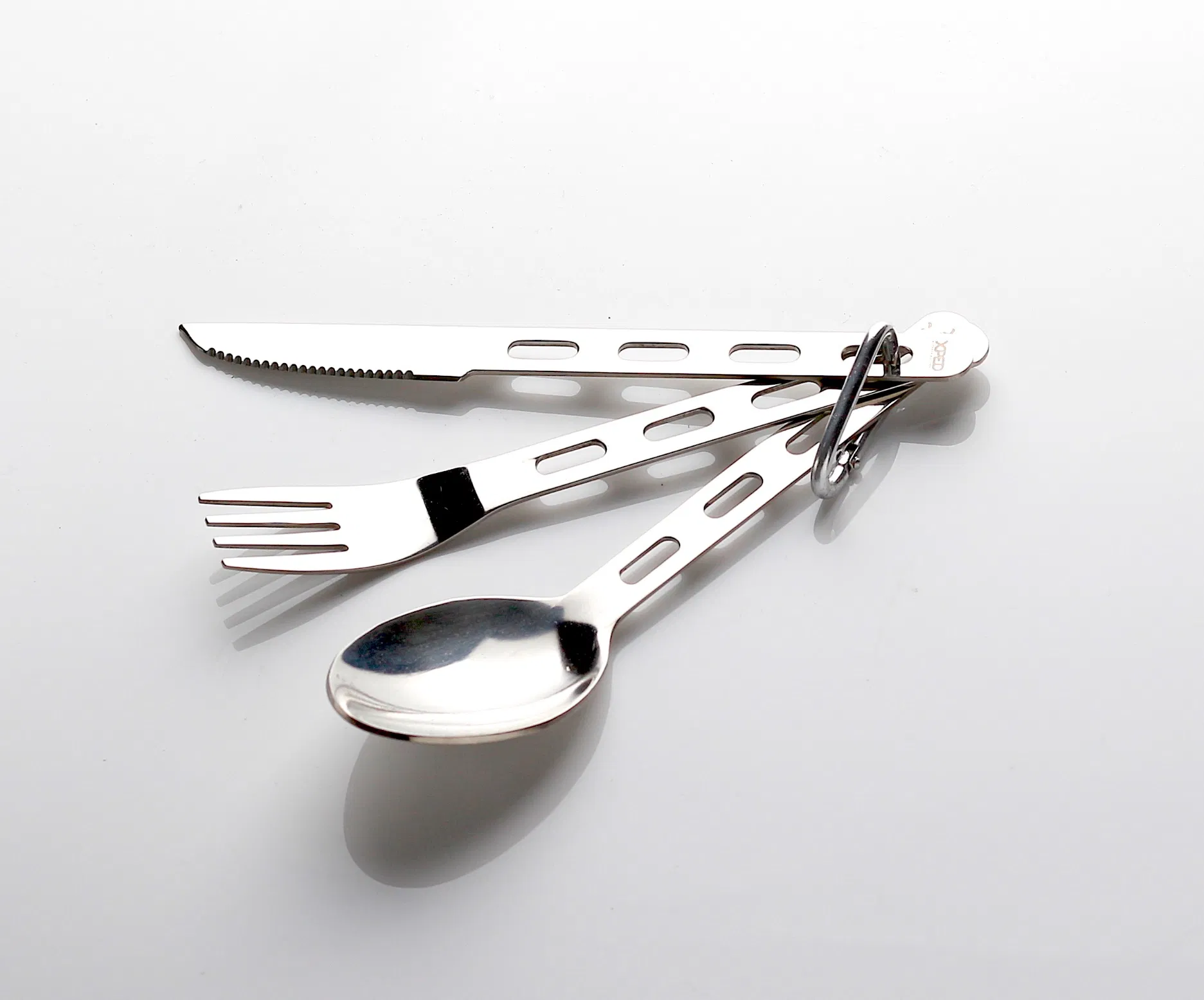 Wholesale Portable Travel Camping Folding Stainless Steel Cutlery Set