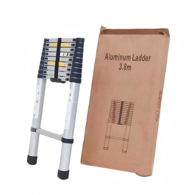 En131 Certified Compact Aluminum Folding Telescopic Ladder Aluminum Attic Stairs with Cheap Price for Home Use