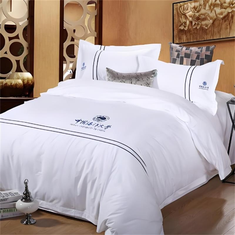 Hotel Collection Solid White Embroidered Pillow Cover