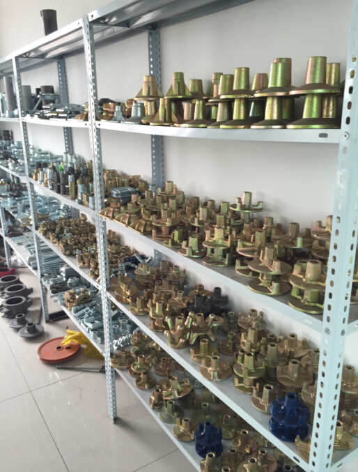 Yellow Galvanized Lock Wing Nut for Tie Rod