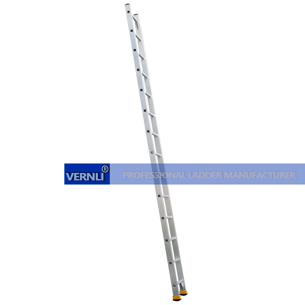 En131 Aluminum Single Ladder Straight Ladder 14 Steps
