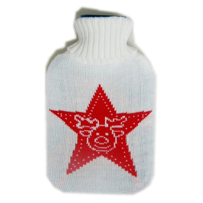 Hot Selling Classic Cheap Custom Pattern Soft Warm Knitted Cover for Rubber Hot Water Bottle Bag