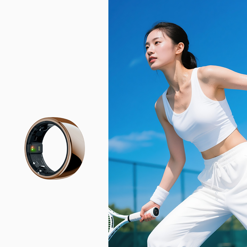 2024 Mans Stylish Bluetooth NFC RFID Paymen Smart Tasbih Ring with Health Glucose Menstrual Cycle for Phone