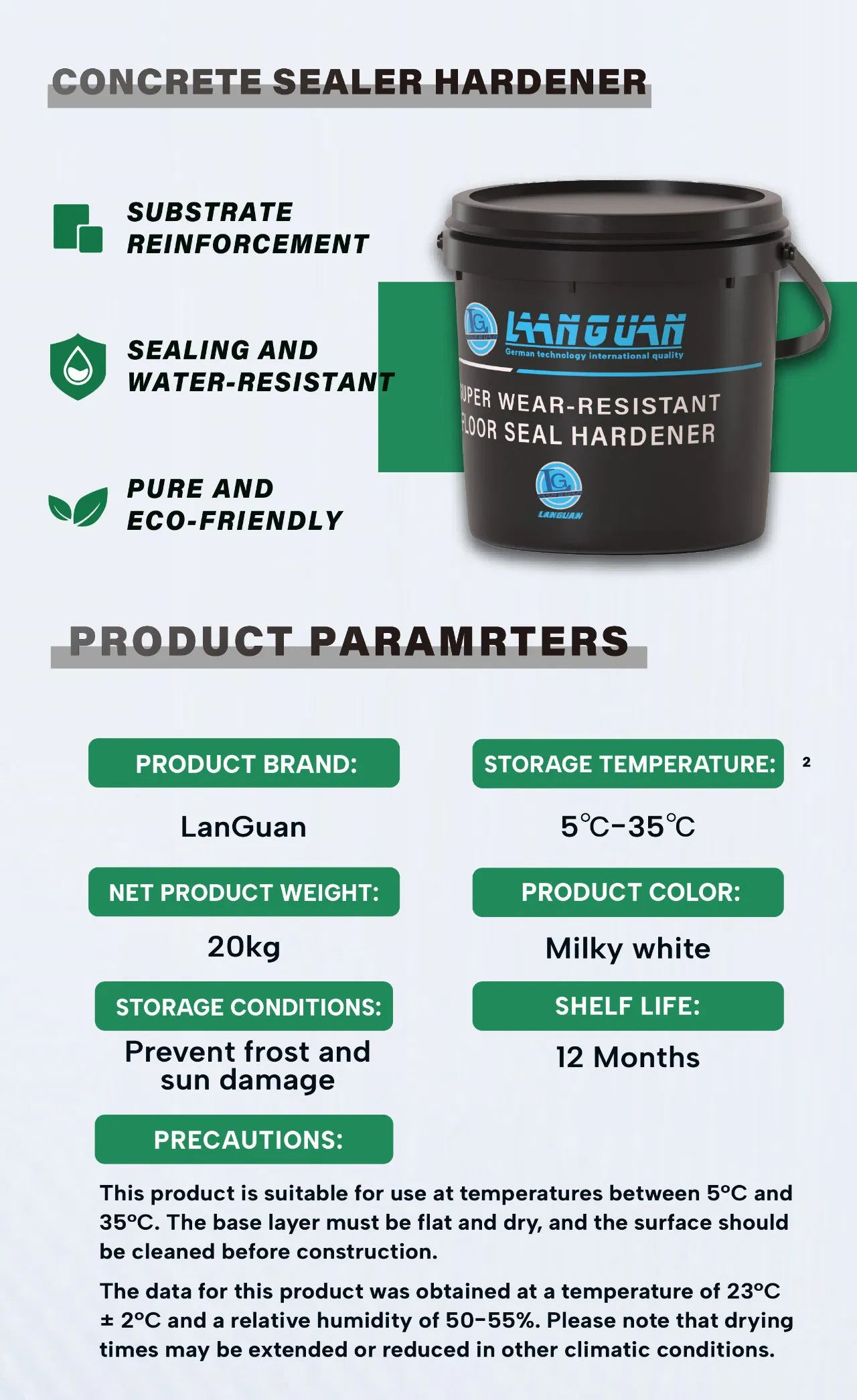 Premium Durable Floor Hardener with Advanced Sealing Technology