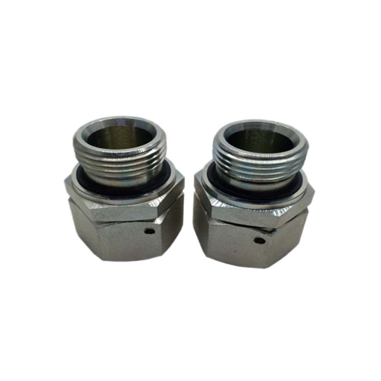 China Supplier Turning Carbon Steel Metric O-Ring Sealing Adapter