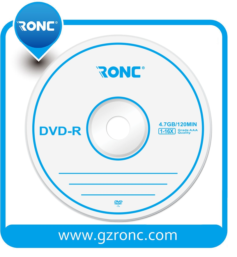 Free Samples Blank DVD-R/+R with Ronc or Customized Logo