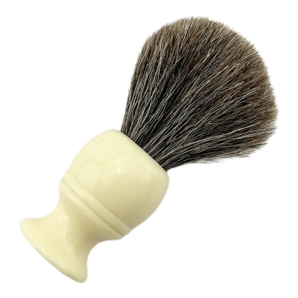 Custom Logo Private Salon Men's Wooden Handle Facial Cleansing Tool Shaving Beard Brush