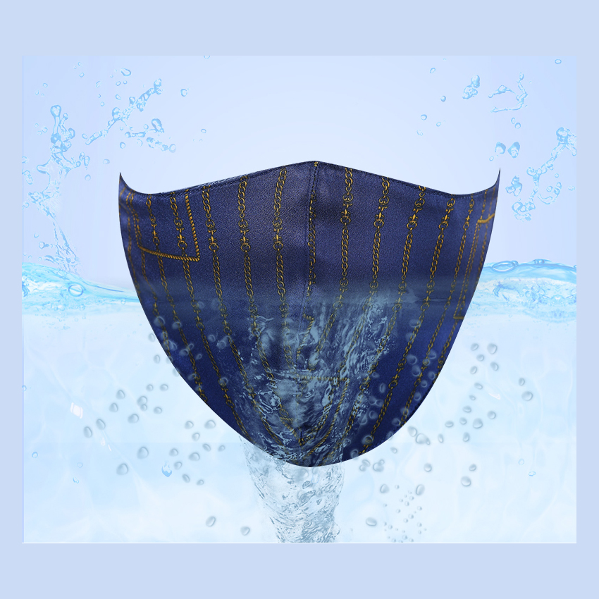 Digital Printing Repeated Use Silk Face Mask