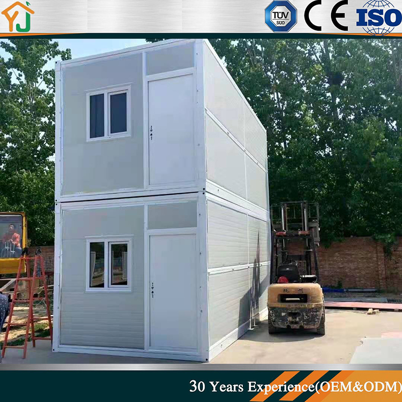 Portable and Foldable Houses, Simple Dormitories, Foldable and Easy to Install Prefabricated House Container House Steel Structure Mobile House Folding House