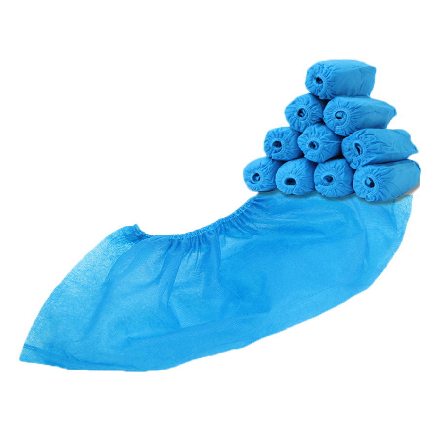 Medmount Medical Surgical Disposable Anti-Slip Anti-Static Nonwoven/PP/PE/CPE Shoe Cover Overshoes with CE/ISO