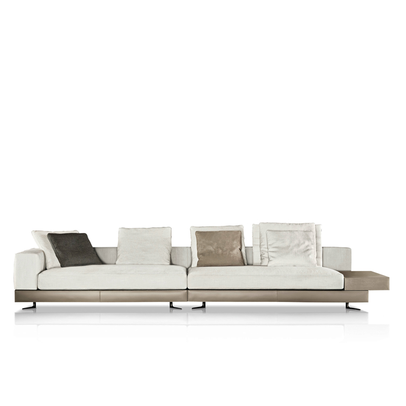 Диван для гостиной итальянский стиль тканевый металл со столиком