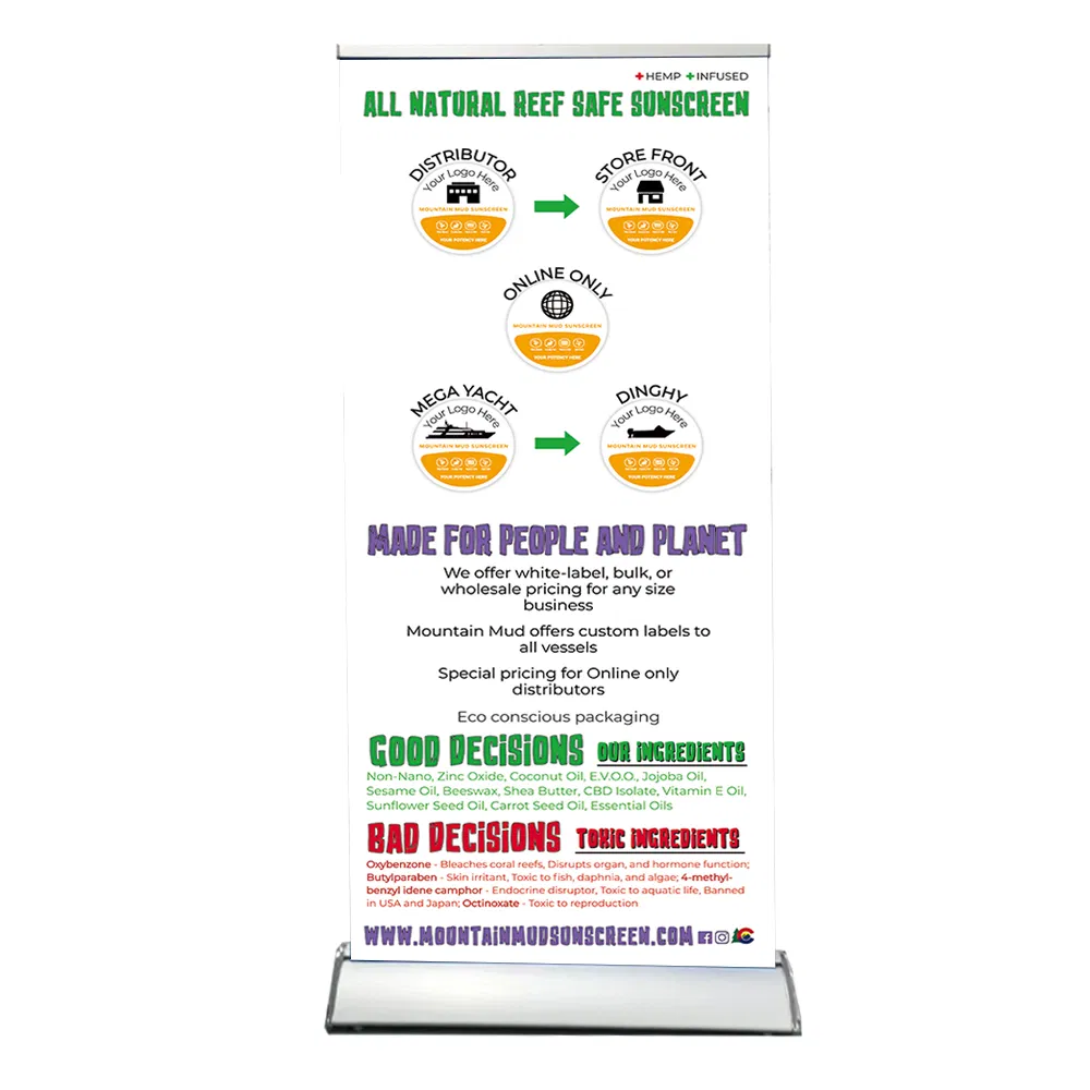 Hotsale Custom High Quality Portable Aluminum Frame Roll up Banner Stand Display for Business and Advertising