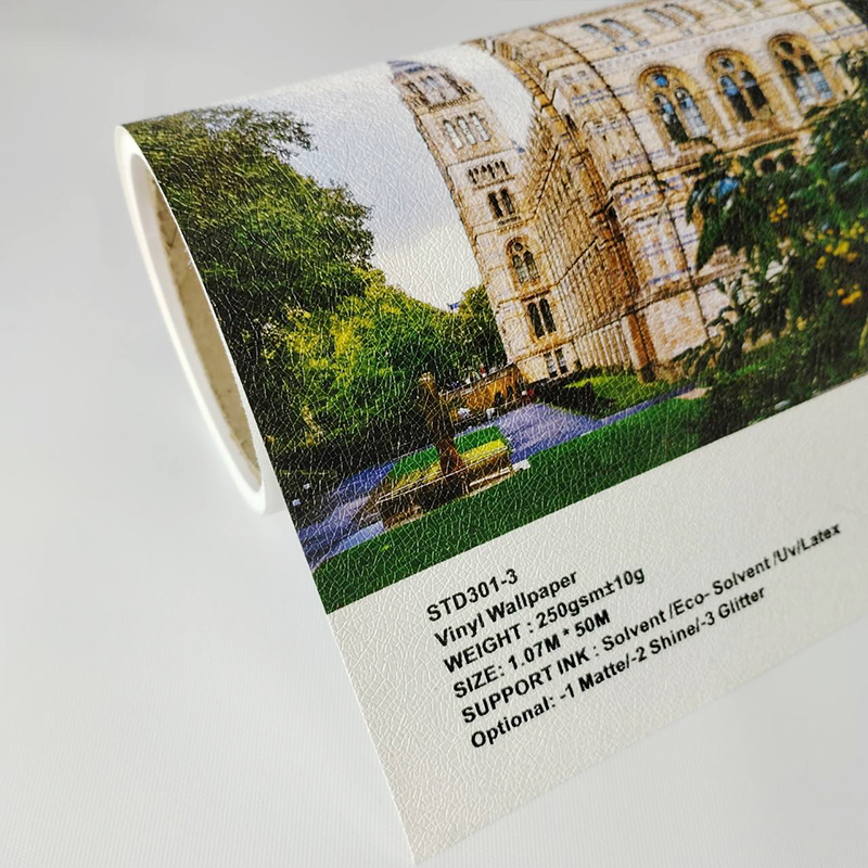 Blank Printable Printing Non Woven Textured Wall Paper Rolls Raw Material Wallpaper