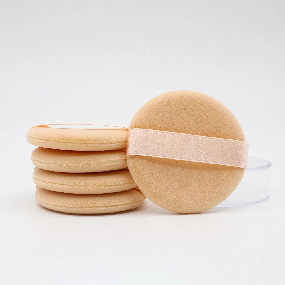 Round Beauty Cosmetic Pads Wholesale Facial Makeup Powder Puff Face Sponge