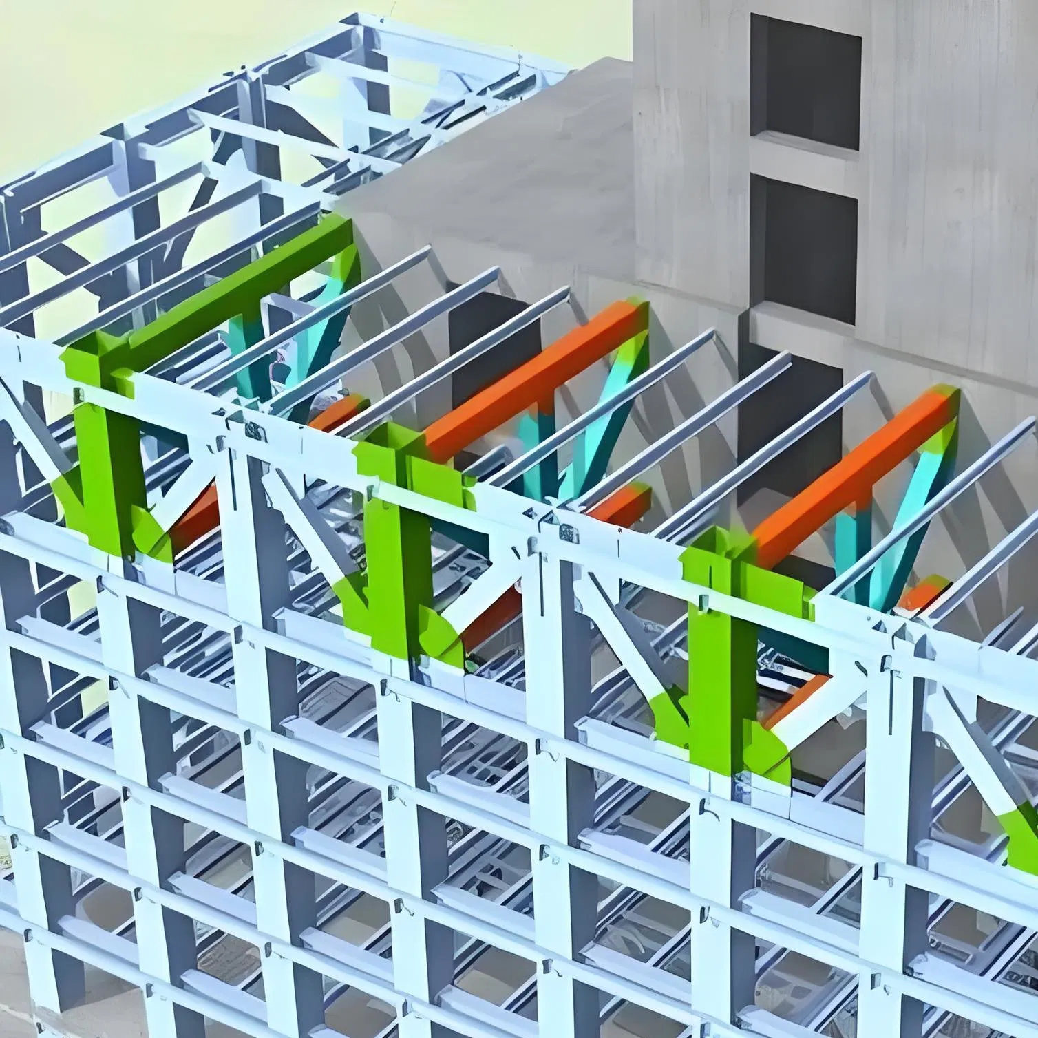 High-Tensile Q355b Heavy Steel Structure Frame for High-Rise Industrial Building