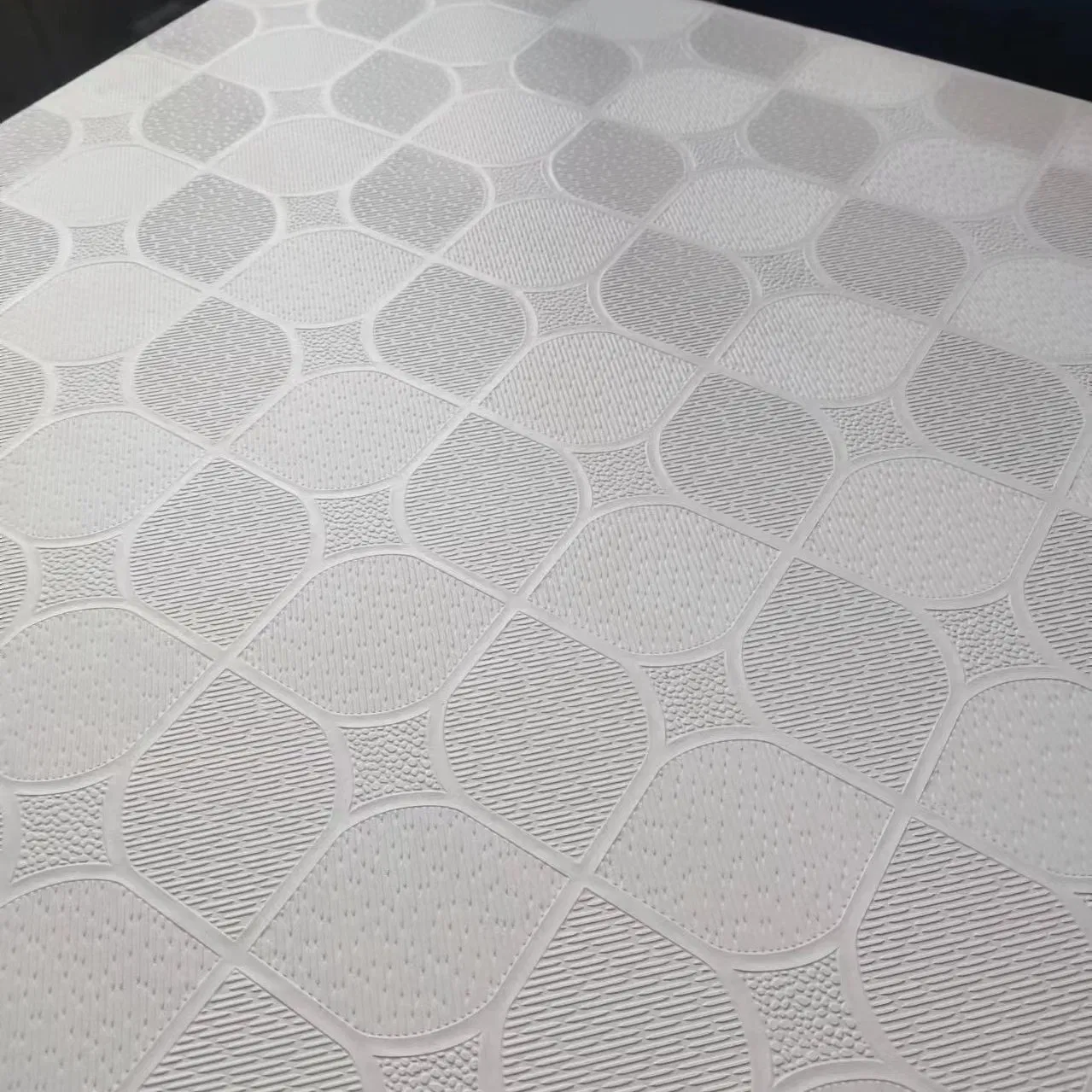 PVC Laminated Gypsum Ceiling Tiles 7mm