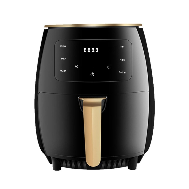 6L Digital Hot Air Fryer Smart Home Appliance Oil-Free Cooking Adjustable Temperature & Timer Healthy Air Frying
