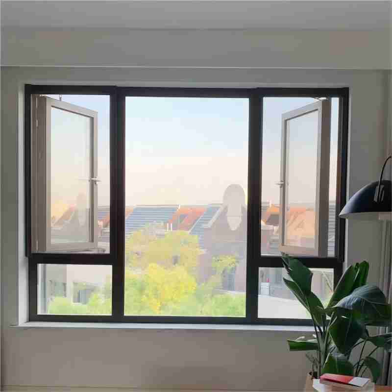 Aluminum Alloy Frame Aluminium Window and Door Casement Window with Hollow Double Triple Glazed Glass