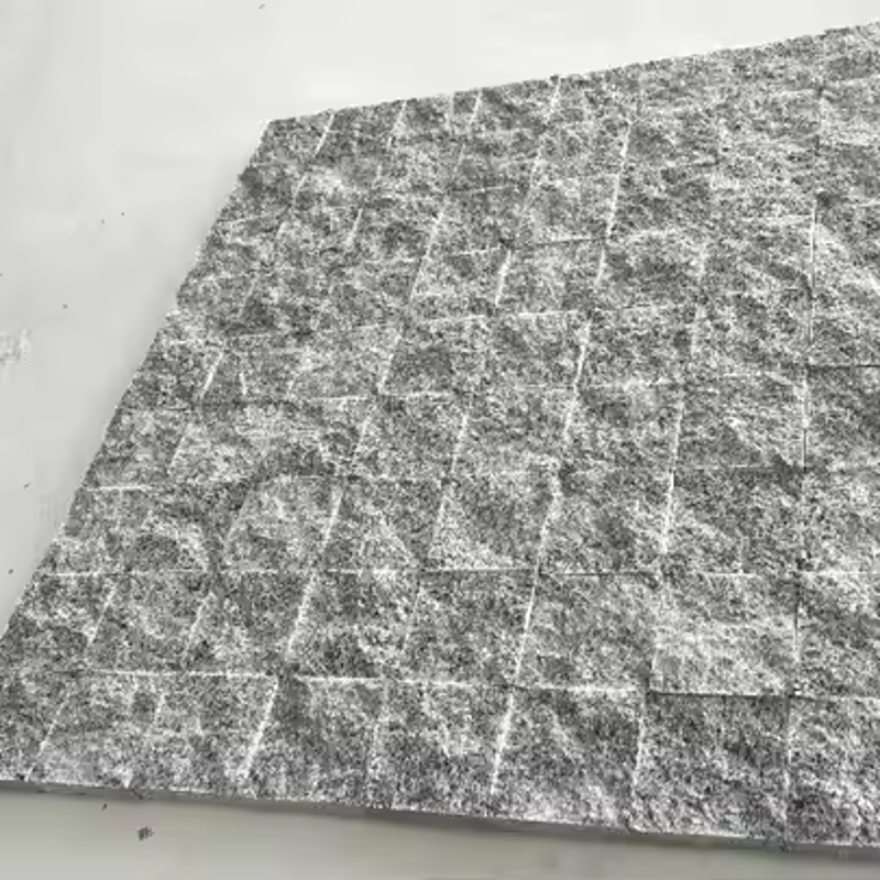 Direct Factory Supply Grey Granite Tumbled Cube Paver Stones Natural Cobble Stones